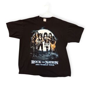 Rock the Nation 2004 Tour Black T-Shirt